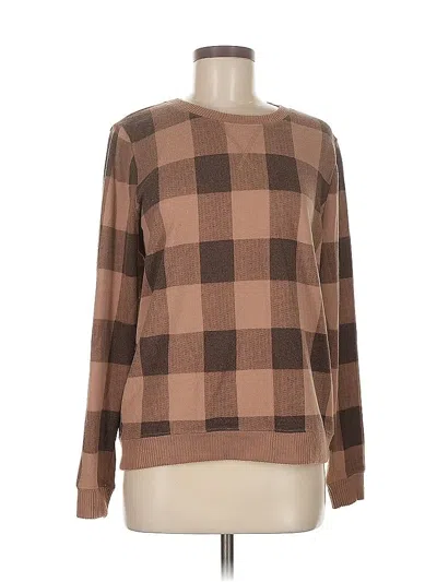 Pre-owned Emily Daniels Pullover Sweater In Brown