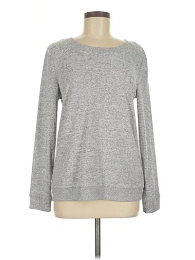 Pre-owned Emily Daniels Pullover Sweater In Gray