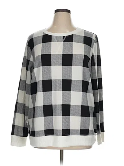 Pre-owned Emily Daniels Pullover Sweater In Silver