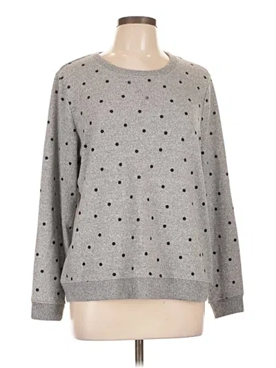 Pre-owned Emily Daniels Sweatshirt In Gray