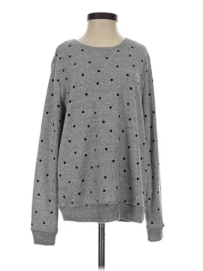 Pre-owned Emily Daniels Sweatshirt In Gray