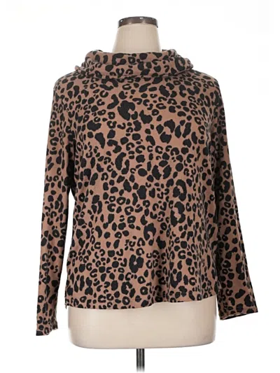 Pre-owned Emily Daniels Turtleneck Sweater In Brown