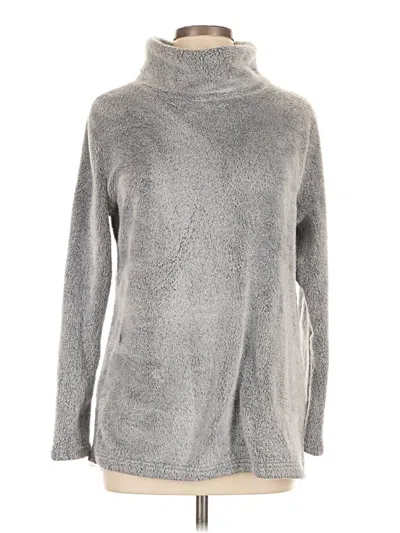 Pre-owned Emily Daniels Turtleneck Sweater In Silver