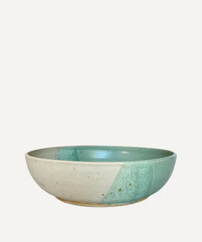 Emily Doran Calm Waters Serving Bowl In Blue