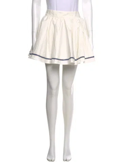 Pre-owned Emily In Paris X My Beachy Side Mini Skirt In White