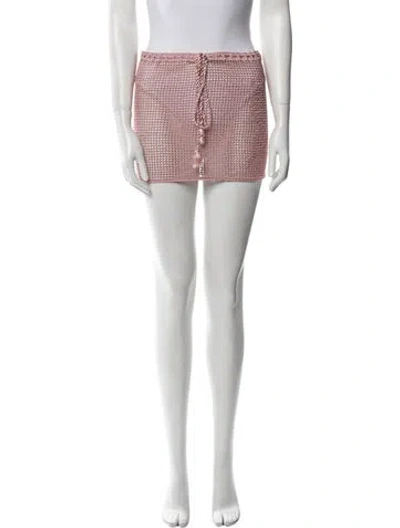 Pre-owned Emily In Paris X My Beachy Side Mini Skirt In White