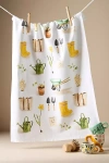 Emily Lex Studio Favorite Things Dish Towel In Green