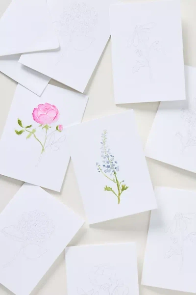 Emily Lex Studio Watercolor Notecards In White