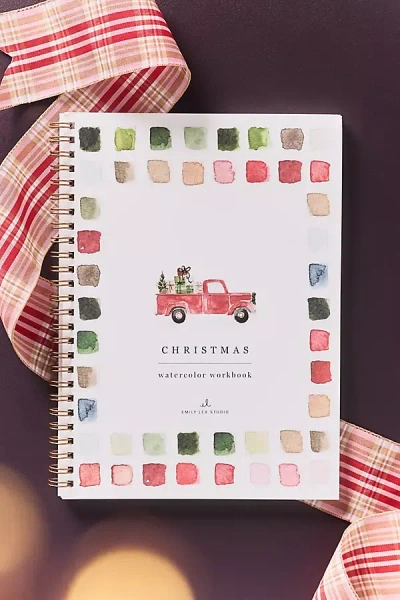 Emily Lex Studio Watercolor Workbook In Red