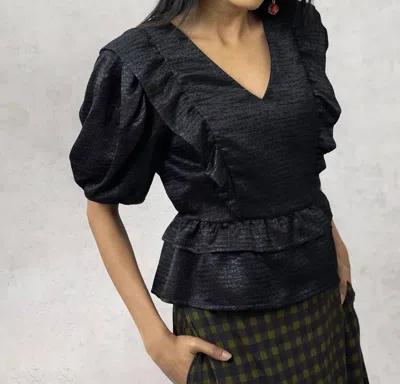Emily Lovelock Anne Blouse In Black