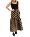 Emily Lovelock Belora Maxi Skirt In Sea Kelp In Multi