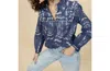 Emily Lovelock Daisy Blouse In Blue In Blue