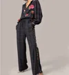 Emily Lovelock Eva Blouse In Floral Plaid In Multi