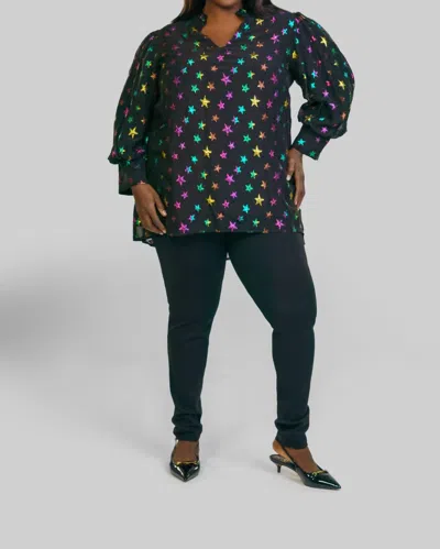Emily Lovelock Hailey Blouse In Black Multi