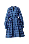 Emily Lovelock Women's Lucy Dress In Directoire Blue In Multi