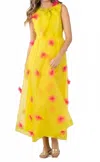Emily Mccarthy Bella Maxi Dress In Garden Party In Gray