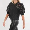 Emily Mccarthy Bella Top In Black In Black