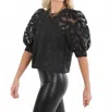 Emily Mccarthy Bella Top In Black In Black