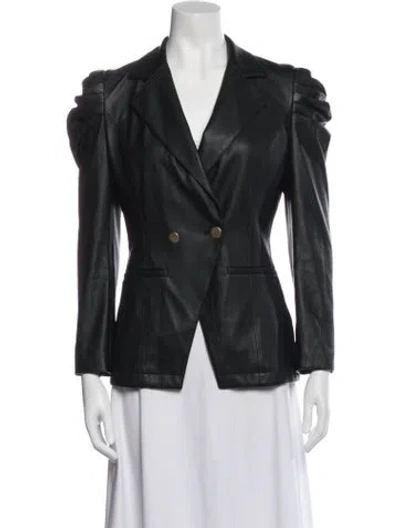 Pre-owned Emily Mccarthy Blazer In Black
