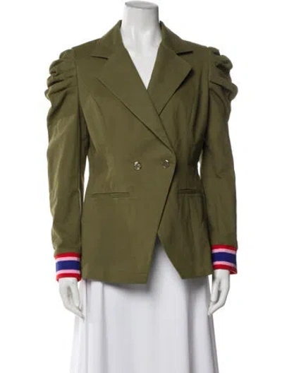 Pre-owned Emily Mccarthy Blazer In Green