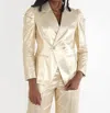 Emily Mccarthy Bradshaw Blazer In Gold Rush In Multi