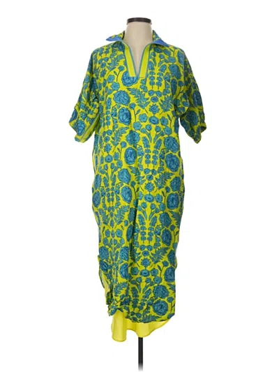 Pre-owned Emily Mccarthy Casual Dress In Green
