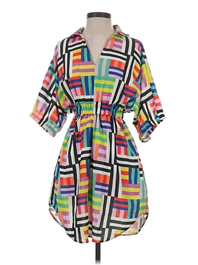 Pre-owned Emily Mccarthy Casual Dress In Green