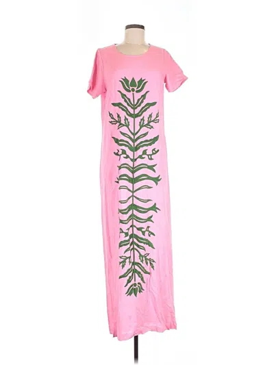 Pre-owned Emily Mccarthy Casual Dress In Pink