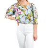 Emily Mccarthy Celeste Top In Magnolia In Pink