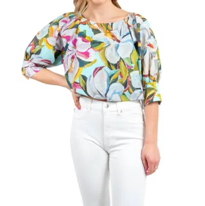 Emily Mccarthy Celeste Top In Magnolia In Pink