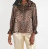 Emily Mccarthy Charlotte Top In Lady Leopard