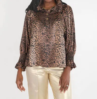 Emily Mccarthy Charlotte Top In Lady Leopard