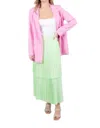 Emily Mccarthy Chloe Skirt In Mint In Multi