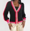 Emily Mccarthy Clara Cardigan In Fairy Lights In Black