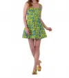 Emily Mccarthy Constance Sweetheart Dress In Joy Bouquet In Yellow