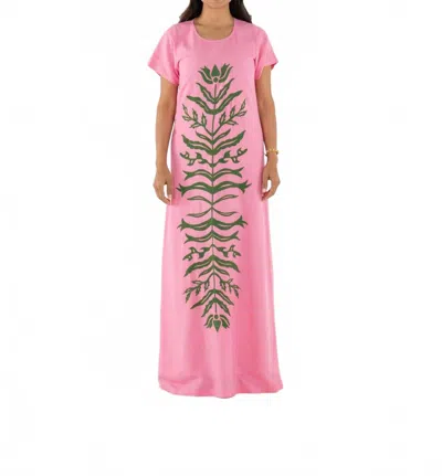 Emily Mccarthy Cornelia Maxi Dress In Rose In Pink