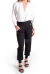 Emily Mccarthy Downtown Jogger In Black In Black