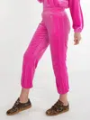 Emily Mccarthy Downtown Jogger In Fuchsia Fedora In Pink