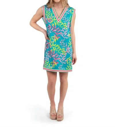 Emily Mccarthy Emily Shift Dress In Floret In Multi