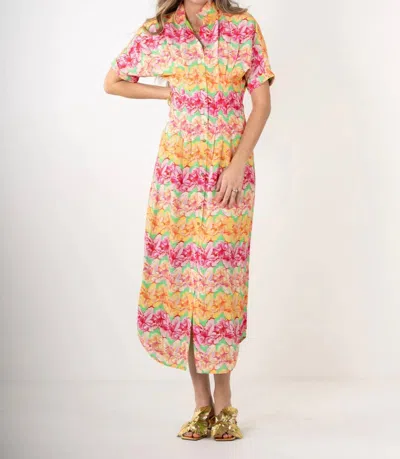 Emily Mccarthy Georgia Dress In Azalea