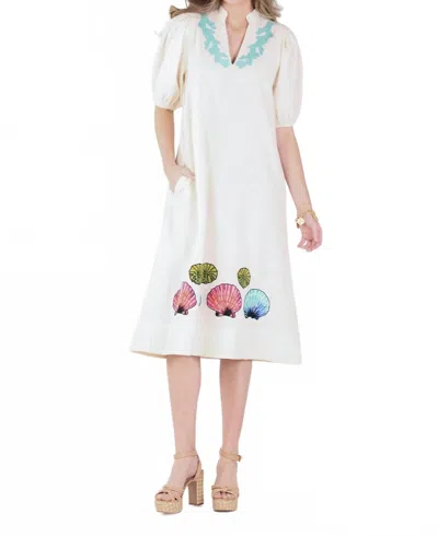 Emily Mccarthy Hampton Dress In Seaside In White