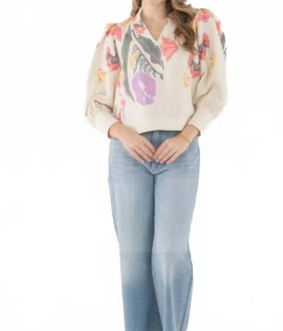 EMILY MCCARTHY HAMPTON TOP IN BOTANICAL MUSE