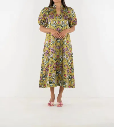 Emily Mccarthy Hamton Dress In Dutch Bee In Green