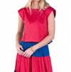 Emily Mccarthy Hatti Tank Top In Americano In Multi