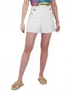 Emily Mccarthy High Waisted Saylor Short In Birch In White