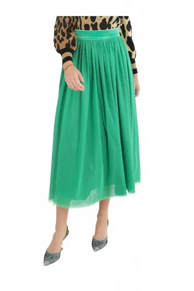 Emily Mccarthy Jolly Misty Maxi Skirt In Green