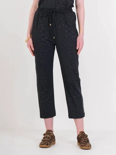 EMILY MCCARTHY JOY JOGGER PANTS IN MIDNIGHT CHEETAH