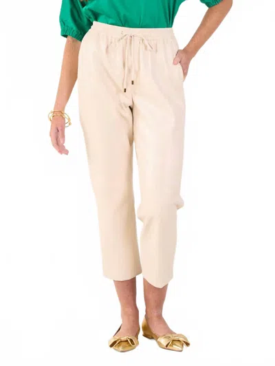 Emily Mccarthy Joy Pull-on Jogger In Sandshell In Multi