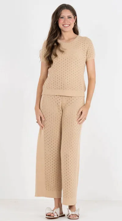 Emily Mccarthy Lido Joy Tee In Beige In Neutral