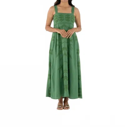 Emily Mccarthy Liza Maxi Dress In Fairway In Green